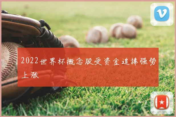 2022世界杯概念股受资金追捧强势上涨
